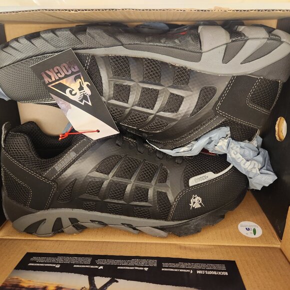 Rocky Trail blade Black Composite Toe Waterproof work shoes. NIB. Size: various - Picture 10 of 14